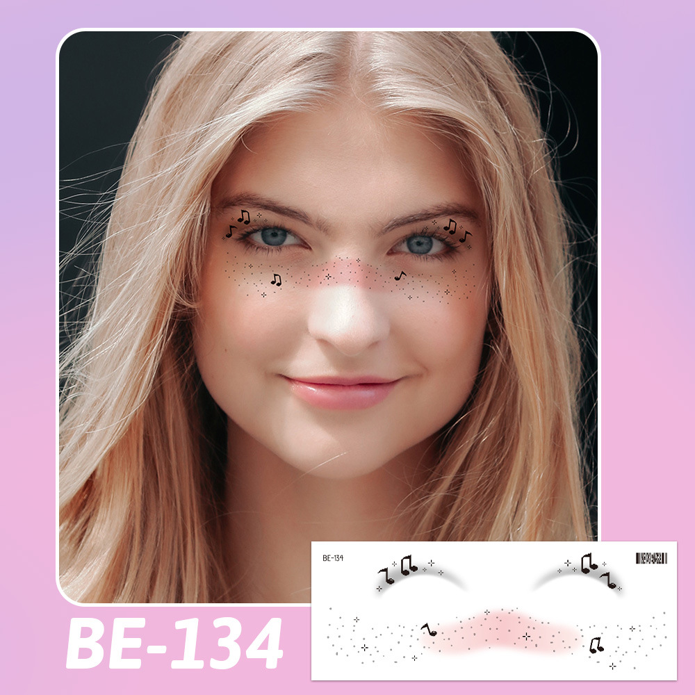 BE-134 (눈부신 블랙 페이스패치)