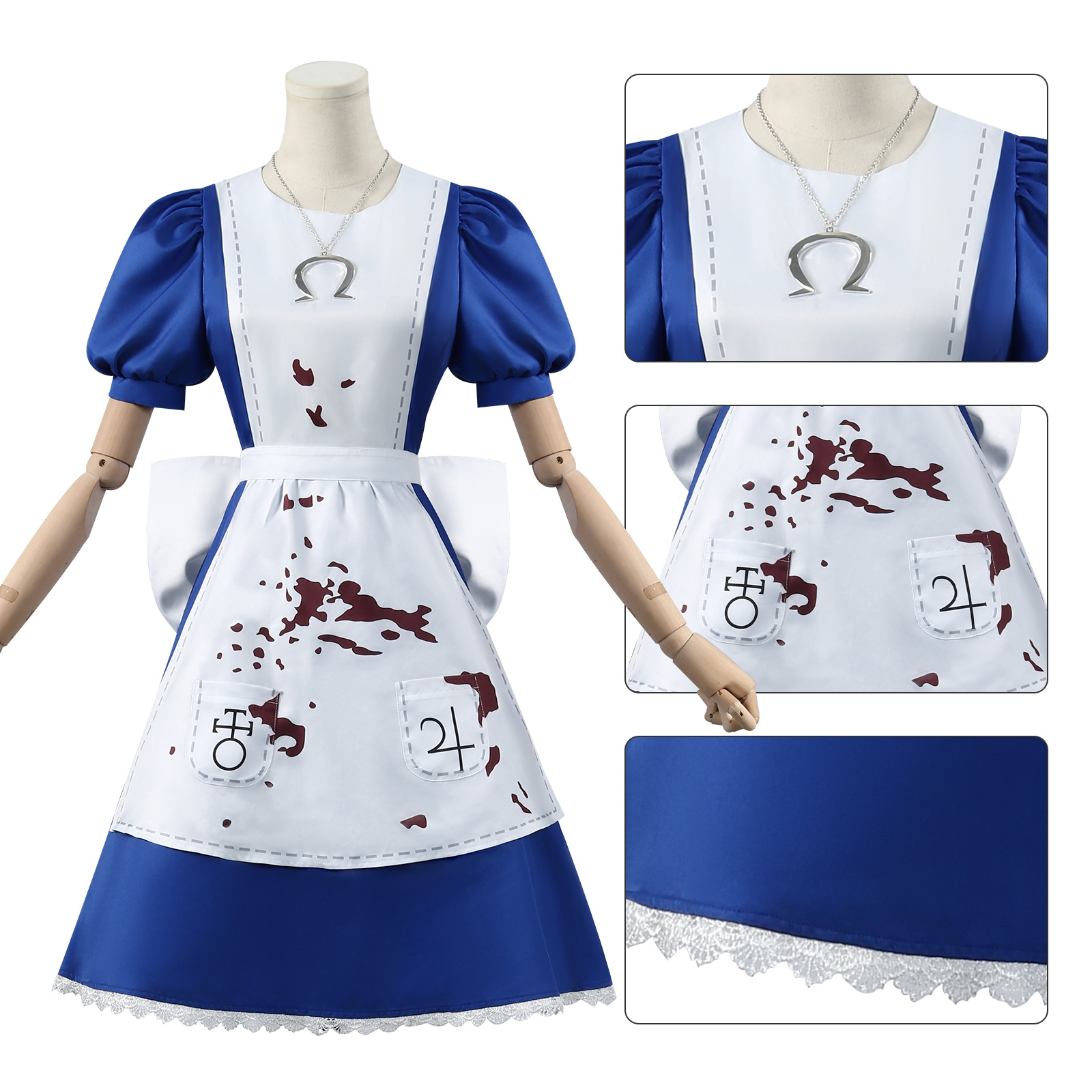Wanderer Alice Crazy Return cos Suit Alice Alice Maid Stage Performance Costume Halloween