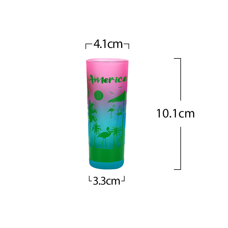 블루 핑크 그라디언트 + 녹색 로고