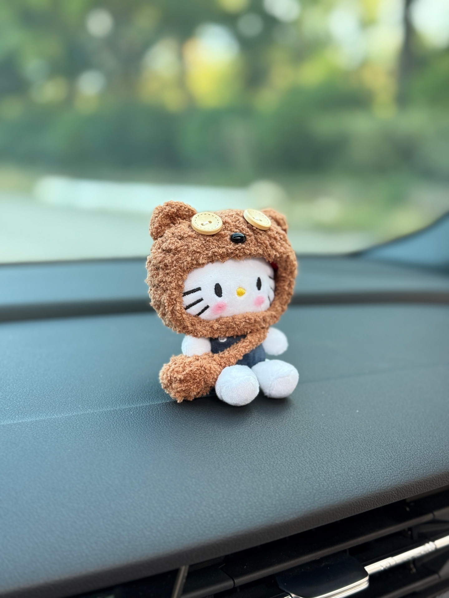 Cartoon Plush Cute Doll Car Ornaments 2025 New Car Dashboard Center Console Car Interior Decorations