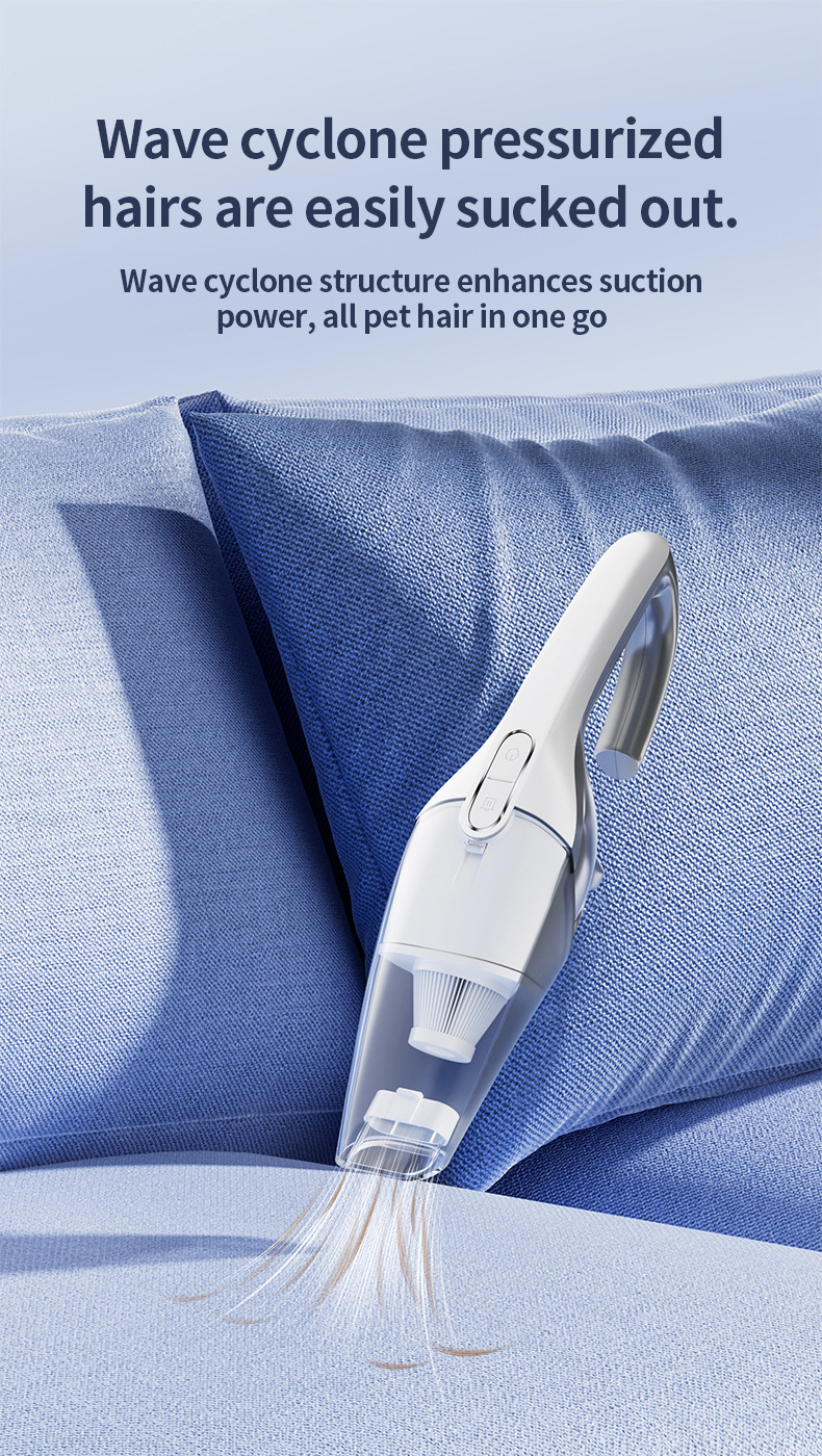 Cross-Border Car Vacuum Cleaner, Portable High-Power Vacuum Cleaner for Cars, Small Vacuum Cleaner, High Suction Handheld Vacuum Cleaner