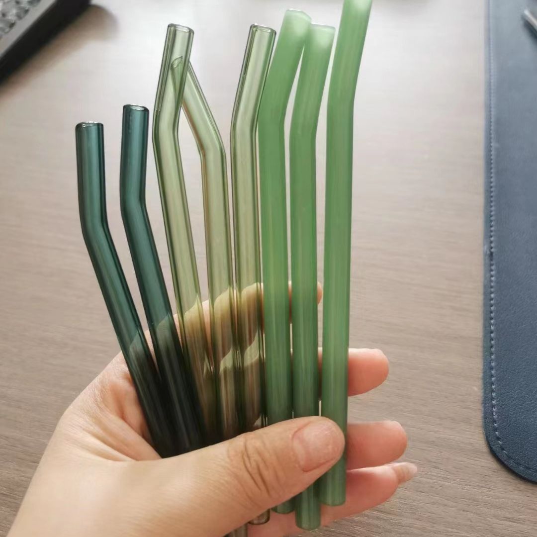 【配件吸管】非一次性玻璃吸管 弯折吸管套装饮品饮料吸管