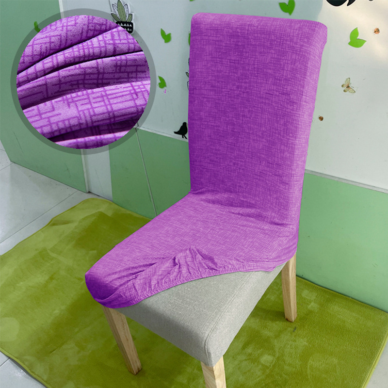 Cubierta de la silla elástica cubierta de la silla integrada familiar cubierta de la silla de comedor moderna simple cubierta de los palillos de Navidad