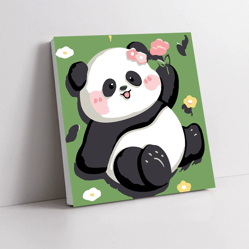 Handmade Acrylic Canvas Art Print, Square 20×20 / 30×30 cm, Sealed Backing, Giftable Designs