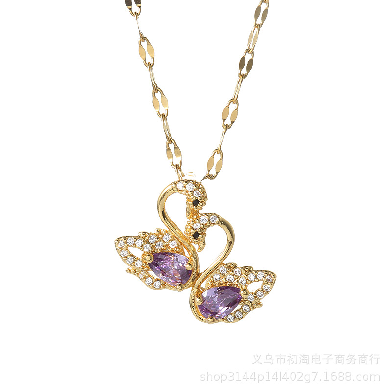 Purple swan stainless steel