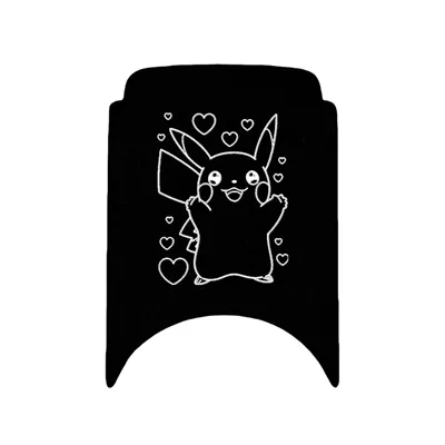 Wear-Resistant Wire Loop Foot Mat, Electric vehicle foot mat - pikachu-7with-velcro-special-for-no9-26-model-m90