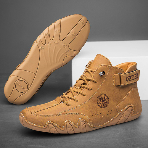 Men's Martin Boots for Autumn/Winter Best Sellers - Large Size Amazon Hot Sale - High-Top Casual Octopus Shoes