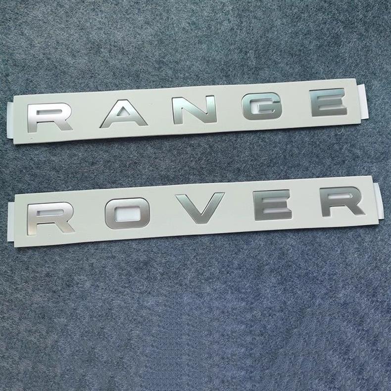 Suitable for Land Rover Range Rover Evoque, Velar, and Range Rover Sport models; includes the SV version lettering and tail emblem for the hood