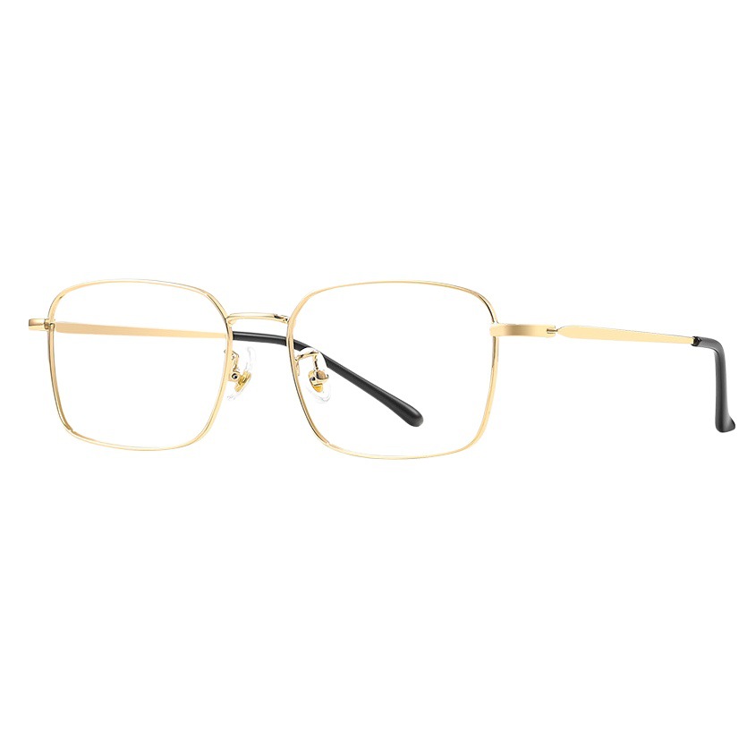Anti-Blue Light Flat Mirror Gold Wire Glasses 89166 Eye Frame Titanium Glasses Frame Men's High-End Myopia Glasses Wholesale