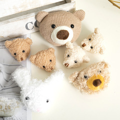 Xiaodi クマヘッドペンダントぬいぐるみバッグペンダントクマつま先衣類アクセサリー装飾アクセサリー人形卸売