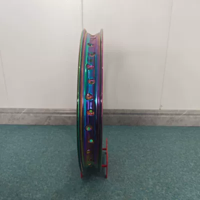 Motorcycle wheel hub Iridescent Vacuum Coated Spoke Wheels