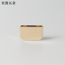 厂家直销圆形拉链尾箱包配件尾夹合金链尾金属拉链尾扣可定制