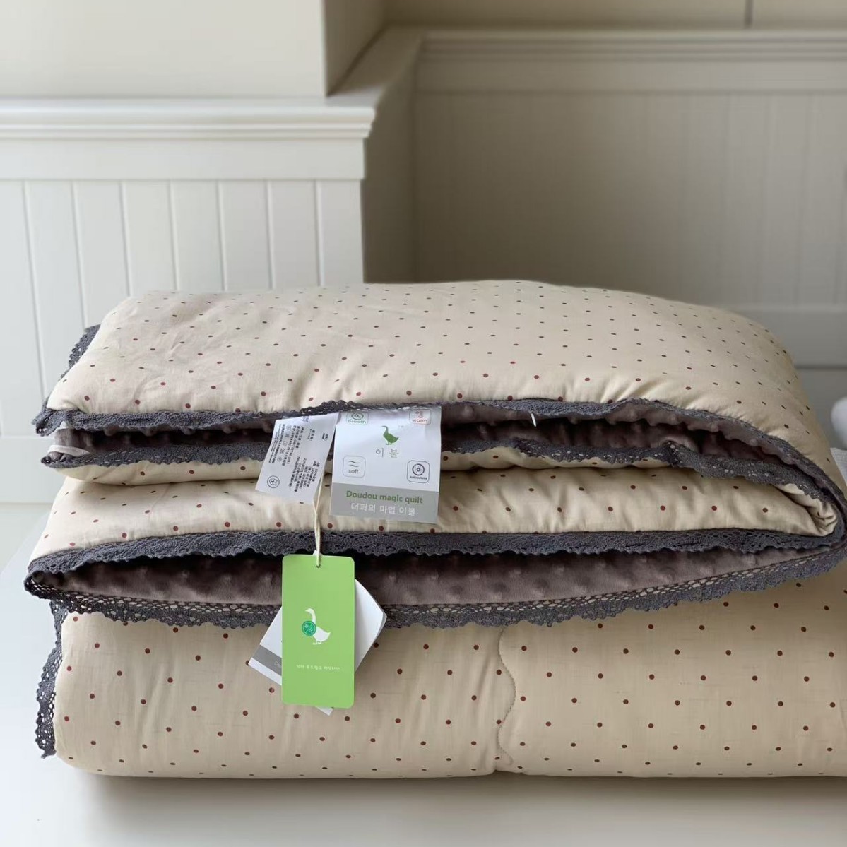 韓国のガチョウの豆は全綿の豆で秋冬に保温されて厚い豆の布団を厚くします。