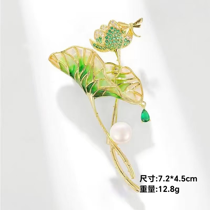 源工場クロスボーダー高級タイプの真珠のドリルのブローチ