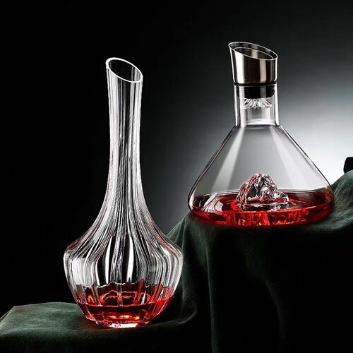 New Waterfall Rapid Decanter Home Creative Crystal Glass Filter Red Wine Diviner Luxury Prism Decanter
