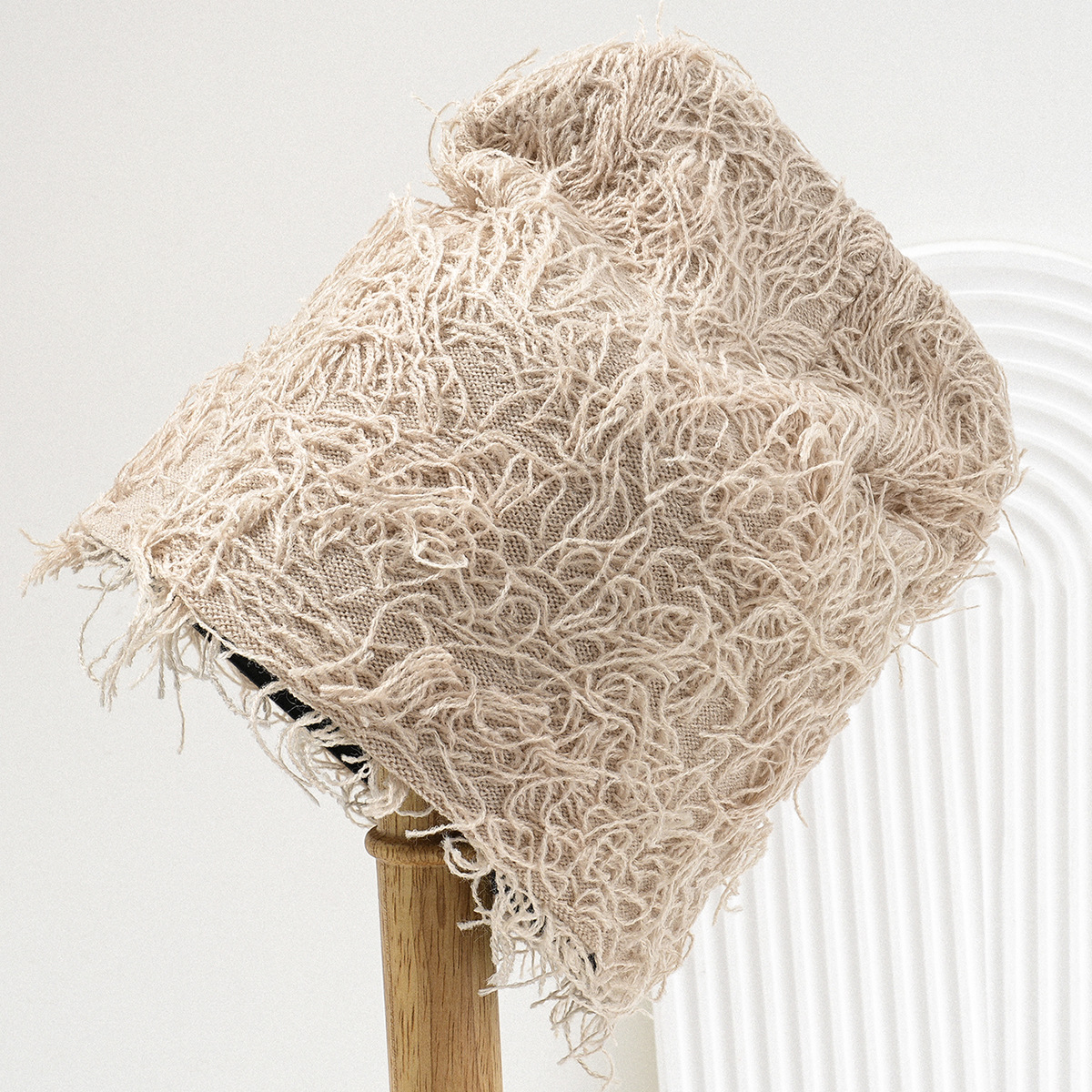 Men's and women's unisex knitted camo balaclava knitted beanie travel cap_voghion.com