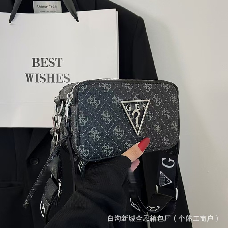 热销爆款跨境复古相机包女新款欧美复古印花休闲质感单肩斜挎包包|undefined