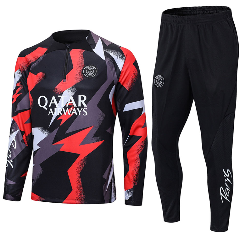 Traje de entrenamiento de fútbol de París Arsenal Chelsea West Ham United Inter Atlético de Madrid Traje de manga larga de Argelia
