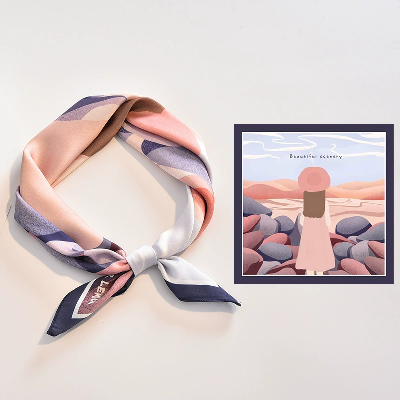 53 Летние взрывные маленькие квадратные шарфы модные шарфы модные шелковые шарфы модные женские дикие моды высокого уровня квадратные шарфы оптом