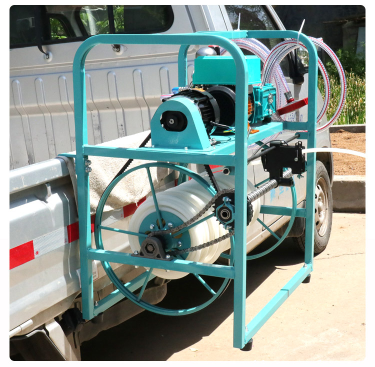 Jingdella tubular gasolina, control remoto automático, rociador de alta presión, rociador de insecticidas de bobina eléctrica de huerto de tierras de cultivo