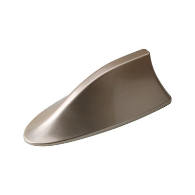 Car Decoration Shark Fin: vehicle antenna - champagne-gold