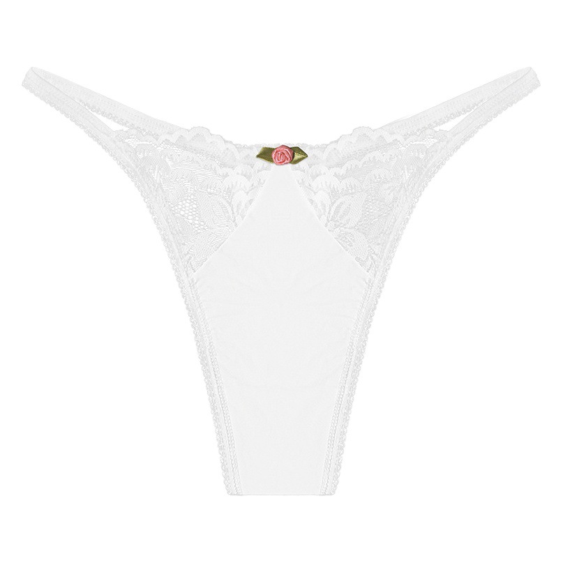 Cross-border sexy thong lace women's seamless European and American foreign trade in stock supply low waist ladies underwear