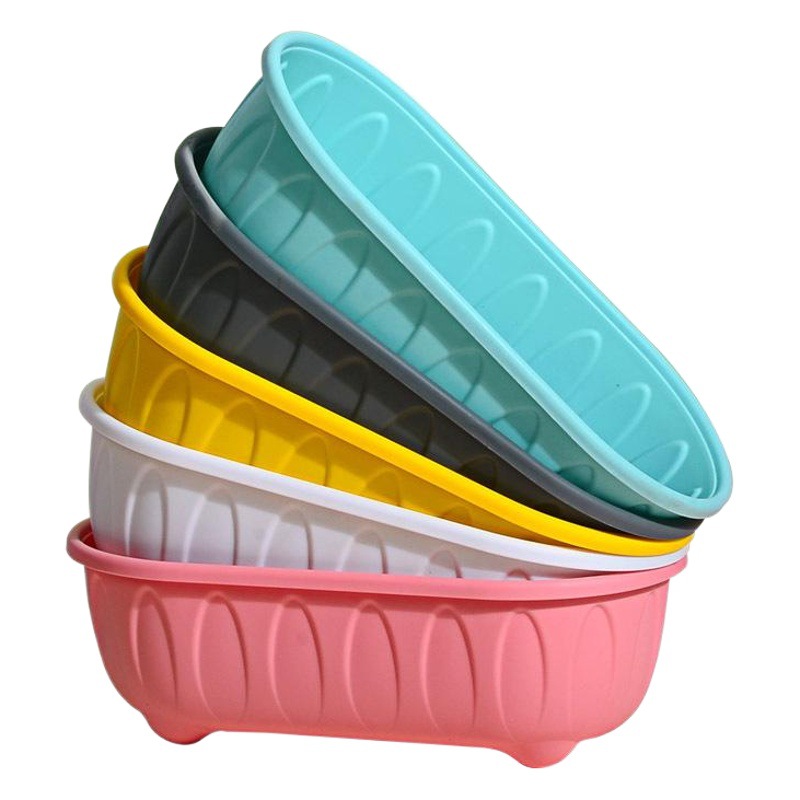 Maceta Panda olla de plástico rectangular olla de verduras olla larga balcón vegetal caja de plantación engrosada resina titular de la maceta