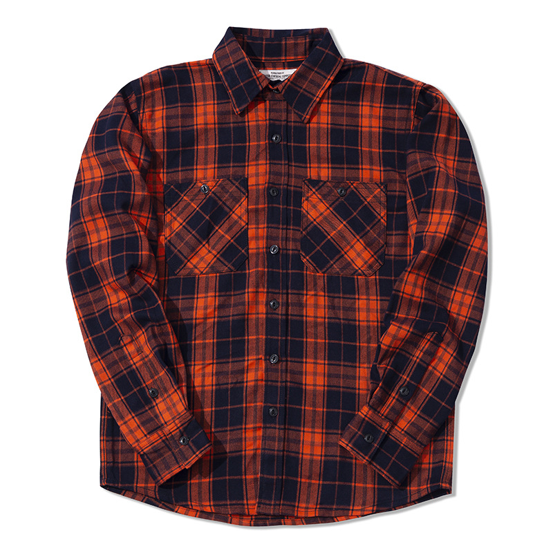 Otoño e Invierno nuevo top casual grueso camisa a cuadros ameikaji camisa de manga larga de los hombres