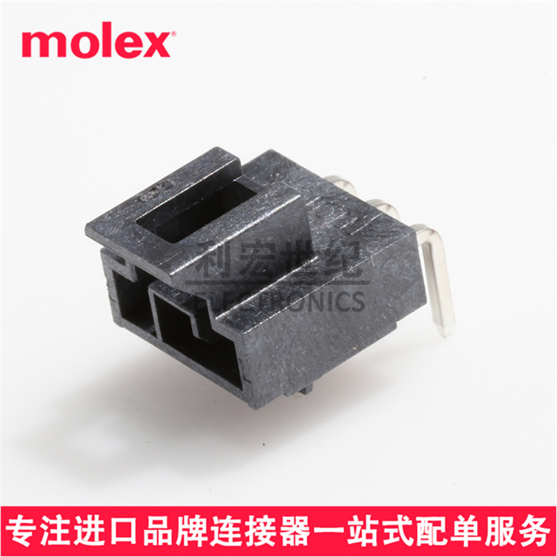 molex代理105313-1103/Nano-Fit插座头1053131103间距2.50mm3pin