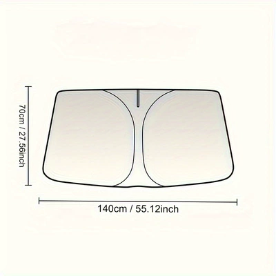 folding curtain front – Car snow shield