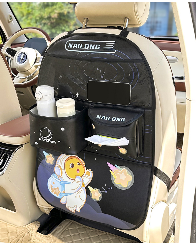 Car Seat Back Dining Table Storage Hanging Bag Car Seat Back Small Table Car Rear Seat Rear Anti-Dirty Storage Rack