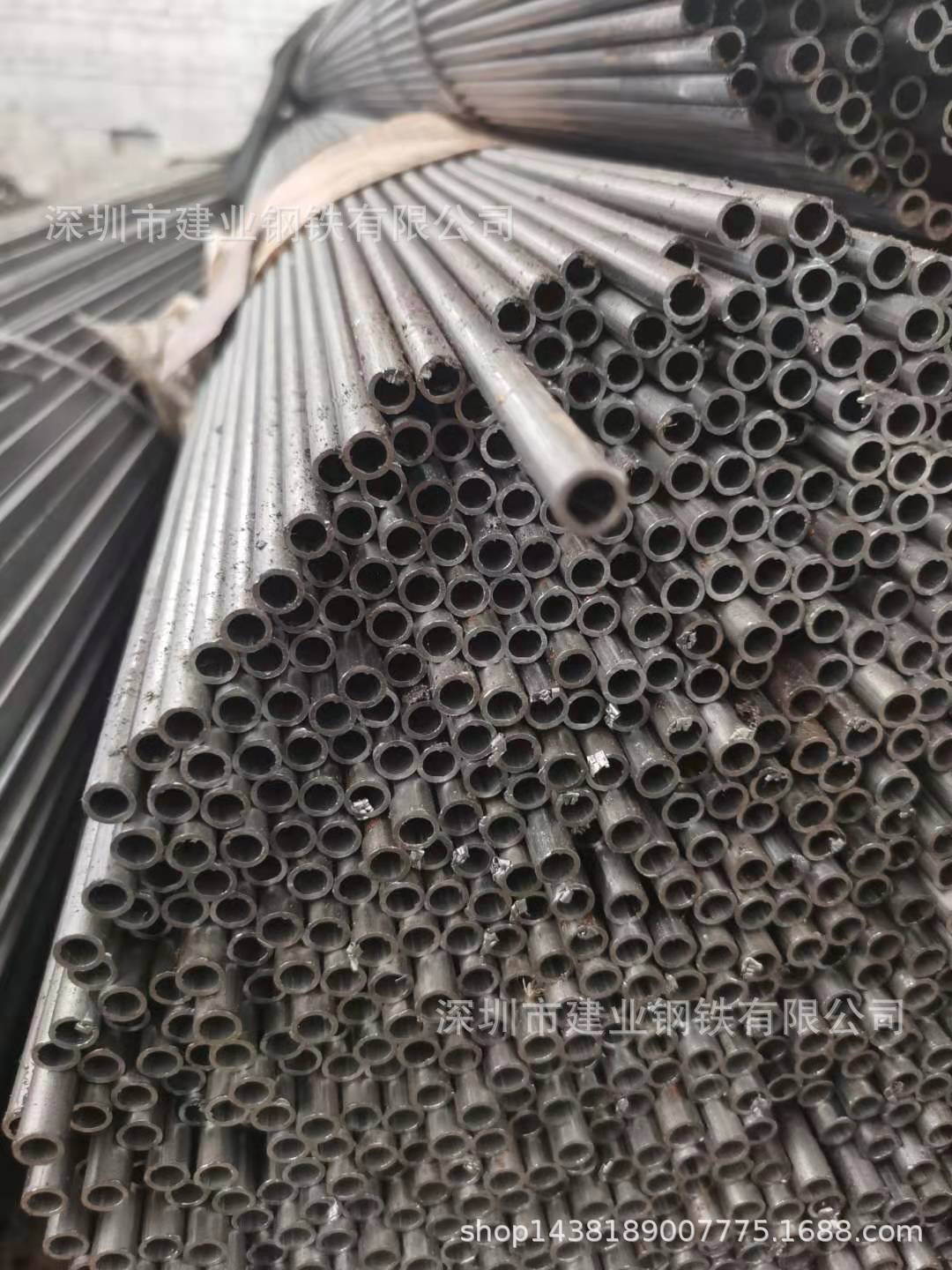 深圳直销白皮9*1.5拔管q195小口径铁管9*1.0--家具铁管可弯管切割