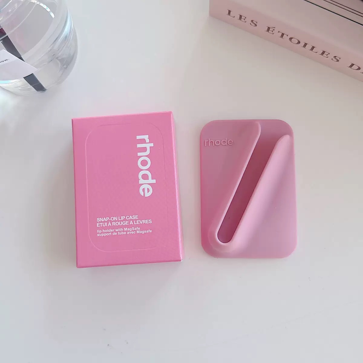 Soporte Adhesivo para Lápiz Labial de Silicona, Protección contra Caídas, para Celular