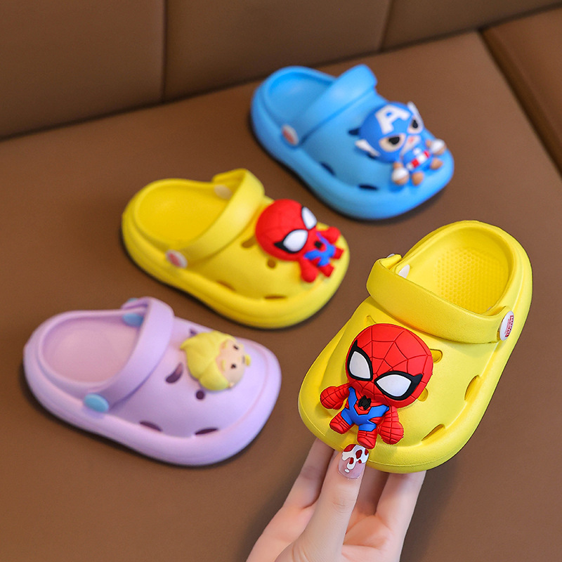 New Cartoon Cartoon Baby Cave Shoes Cute Super Cute Outdoor Cave Shoes Wear-resistant Non-slip Sandals