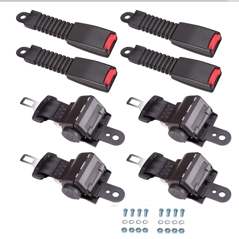 Retractable Golf Cart Ezgo Yamaha Club Car Kart Utv Automatic Two-Point Safety Belt
