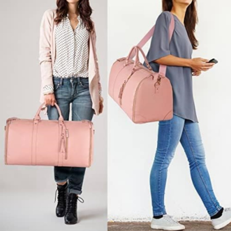 Unisex Gender Unisex Elegant Streetwear Solid Color Pu Leather Waterproof Travel Bags