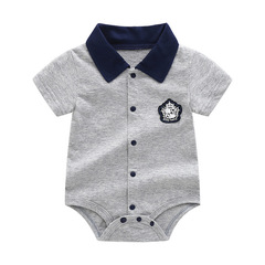 Newborn baby clothes diaper cover summer thin breathable 100% cotton infant triangle T-shirt short sleeve for newborn full moon baby