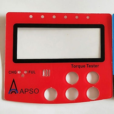 丝印磨砂pvc面板标牌 设备标签铭牌 PC触控镜片亚克力控制面板