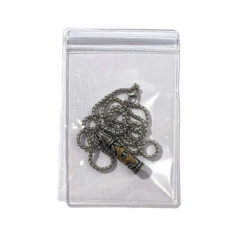 Nuevos productos transfronterizos de acero inoxidable, collar de colgante de seis pontas, moda, joyería para hombres