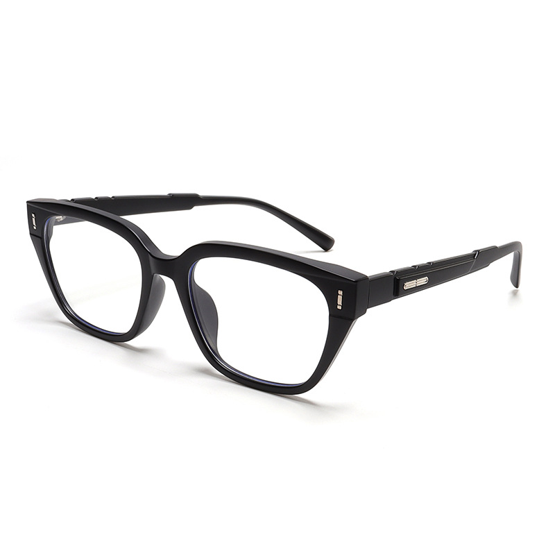 24 años nuevo TR90 marco ultraligero estampado de leopardo ojo de gato muestra cara pequeña de alta gama montura de carey cara redonda gafas anti-luz azul