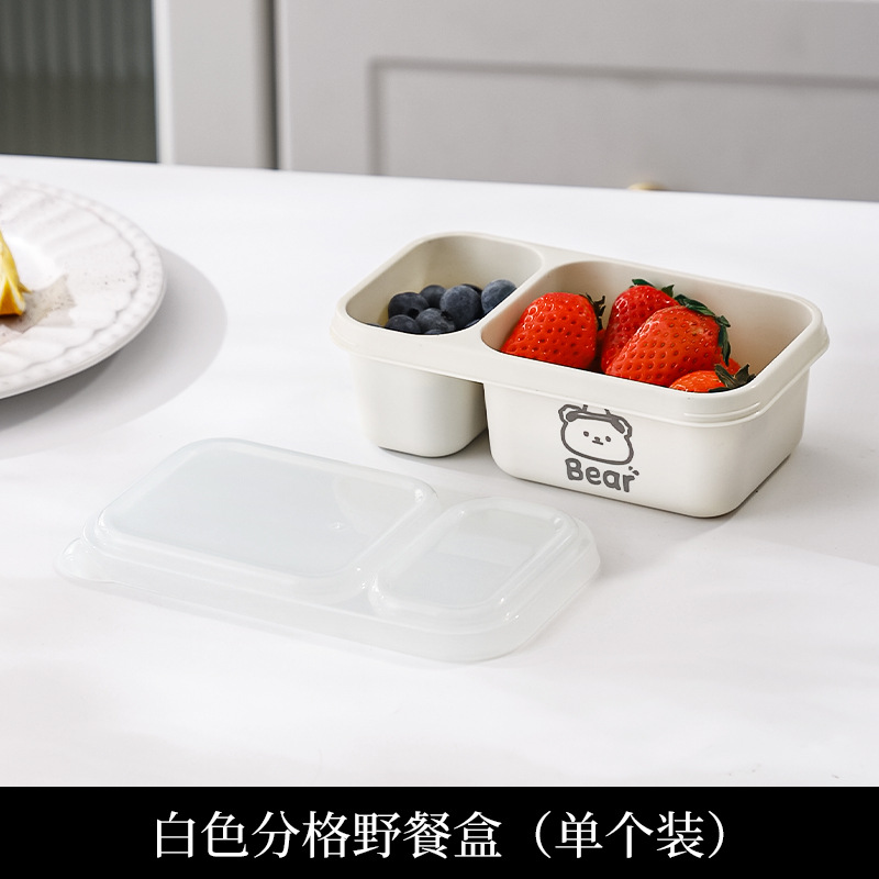 Refrigerador frutas y verduras sellado a prueba de polvo caja de almacenamiento doméstica cocina refrigeración de alimentos caja de picnic