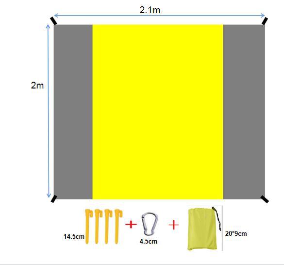 노란색 이중 스티칭 회색
