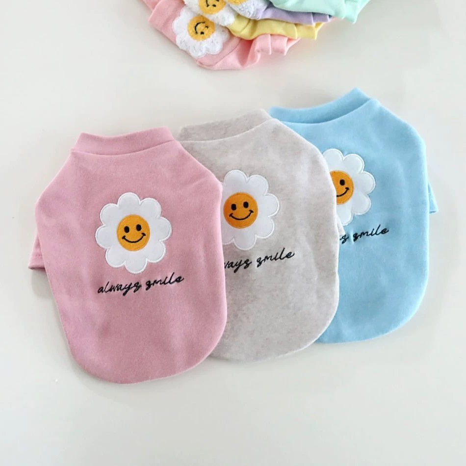 Осенний и зимний новый смайлик с рисунком цветка