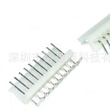 VH3.96排针弯针接插件90°耐高温直针2P3P4P5P黄铜接线连接器