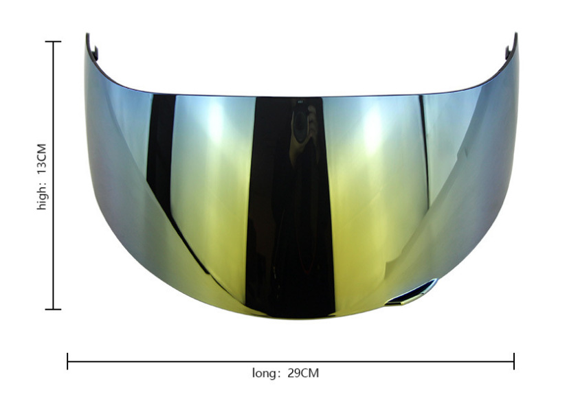 Manufacturer Motorcycle Helmet Lens Soman Model 955/960 Reinforced Anti-Scratch Accessories Helmet Anti-Fog Lens