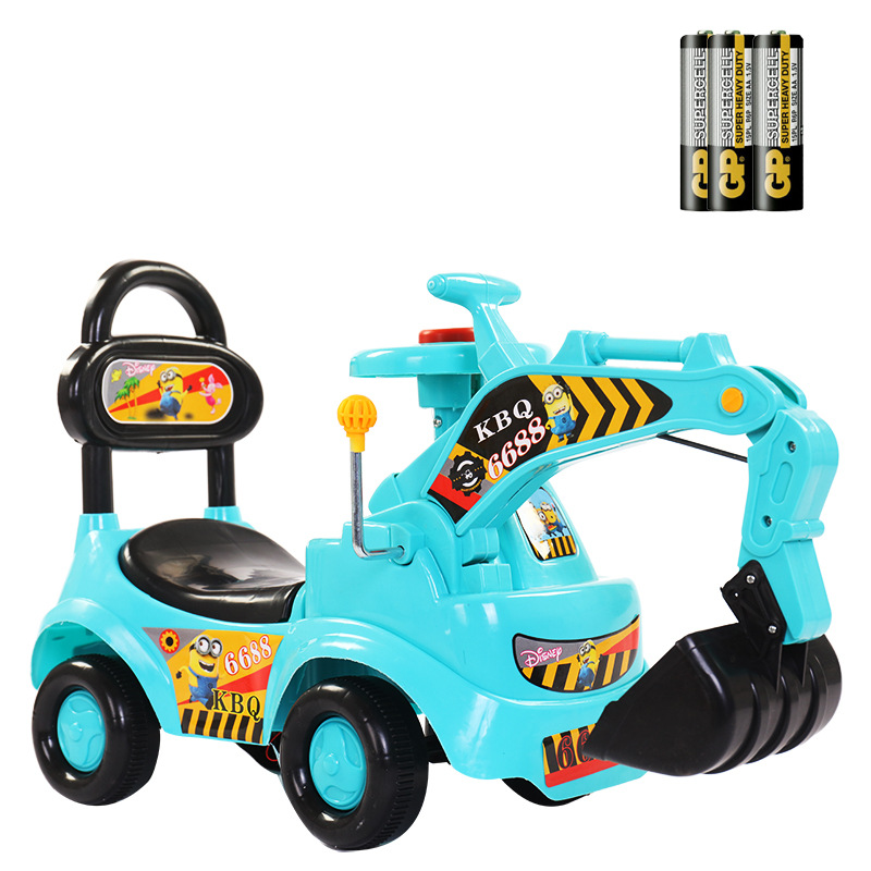 Excavadora de juguete excavadora de juguete para niños excavadora de ingeniería vehículo deslizante niño excavadora de juguete Nuevo
