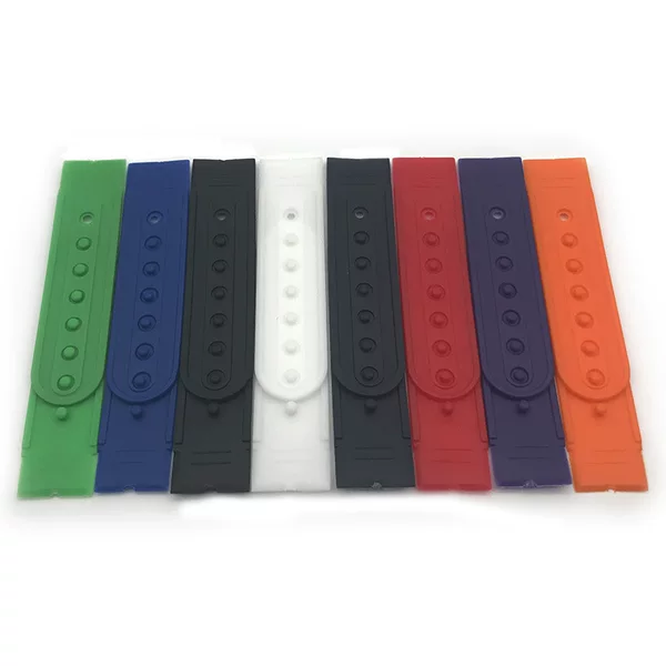 Environmental protection checked plastic seven-hole breasted hat adjustable buckle peaked cap single row double row cap buckle accessories multi-color