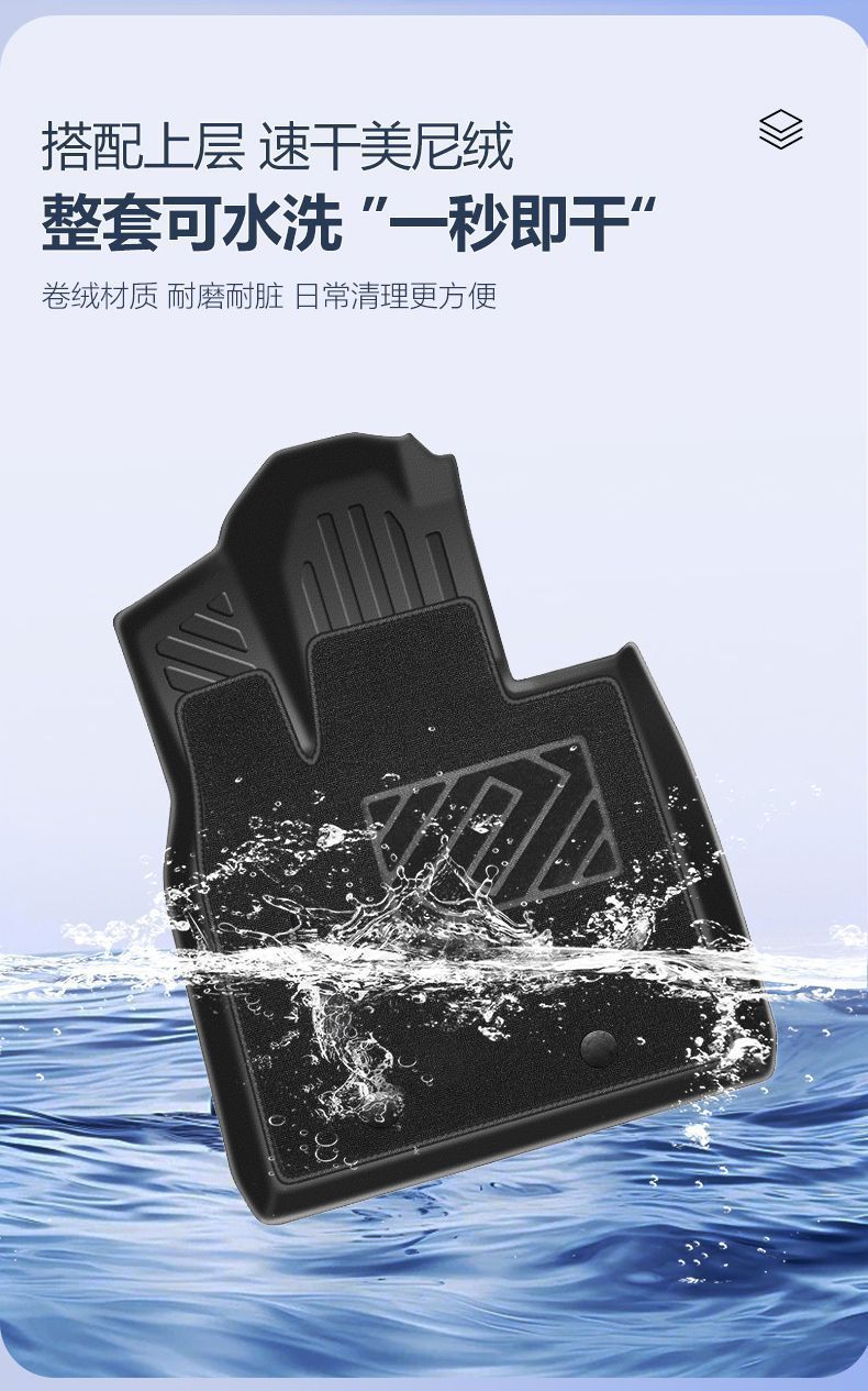 Suitable for Honda Civic Foot Mat TPE Car Foot Mat Encloses the 11th Generation Trunk Mat Rice Grain Tpe Foot Mat
