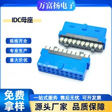 USB3.0 19P IDCĸ�^����ʽ������ �p�溸���{ɫ�zо