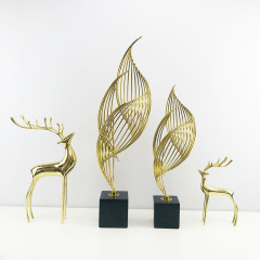 Living room art ornaments, entrance TV cabinet, home decorations, hotel lobby model room, modern light luxury furnishings